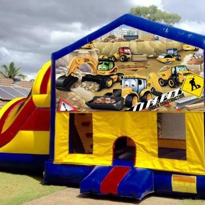 Construction Large Banner Jumping Castle