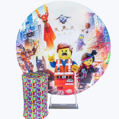 Lego Movie Round Backdrop Package thumbnail 1