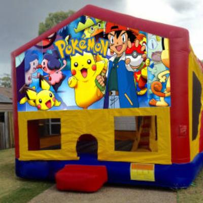 Pokemon Medium Banner Jumping Castle thumbnail 1