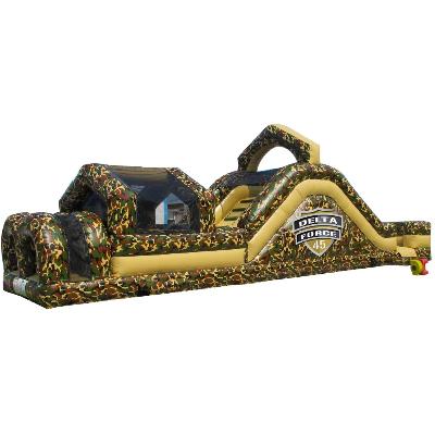 12m Army Inflatable Obstacle Course