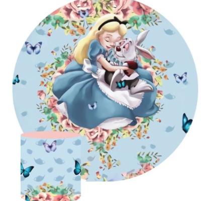 Alice in Wonderland Round Backdrop Package thumbnail 1