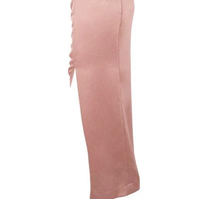 House of CB Adrienne Blush Satin Strapless Gown - Size S thumbnail 2