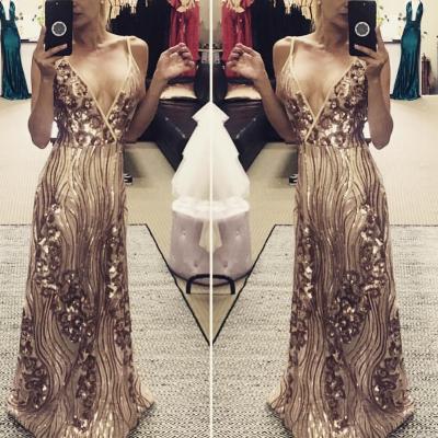 ONSDH Sequin Gown - Gold Size L,M