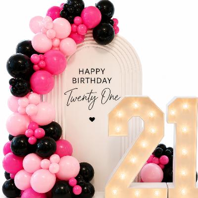 Backdrop - 21 Milestone Package Personalised
