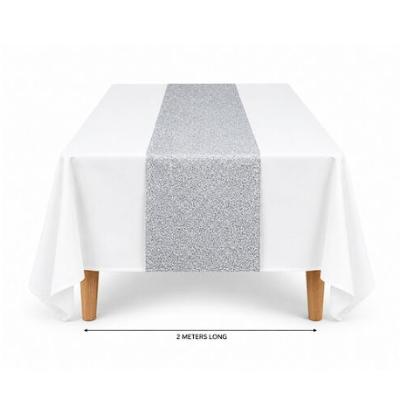 Styling - Silver Sparkle Table Runner 200cm thumbnail 2