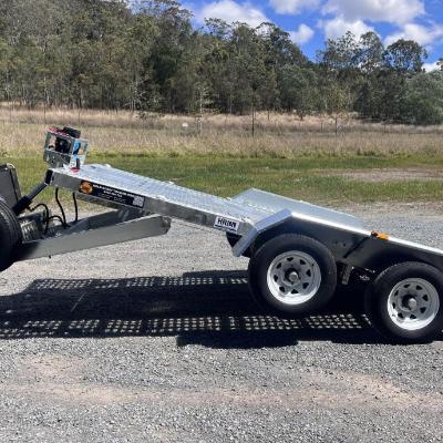 Car Trailer with STONEGUARD 3500kg ATM Hydraulic Tilt and Winch thumbnail 2