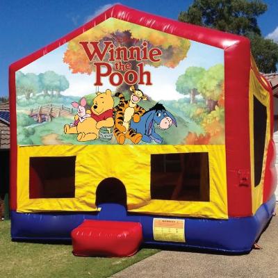 Winnie the Pooh Medium Banner Jumping Castle thumbnail 1