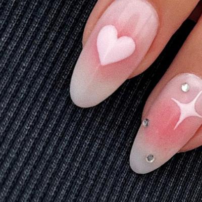 Love shape nail thumbnail 2