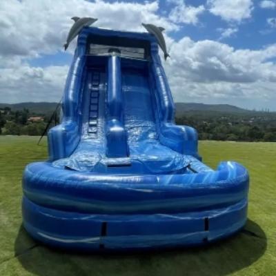 Dolphin Splash Waterslide Inflatable thumbnail 3