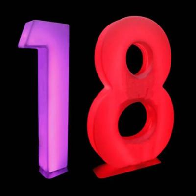 Light Up Numbers LED 83cm thumbnail 3
