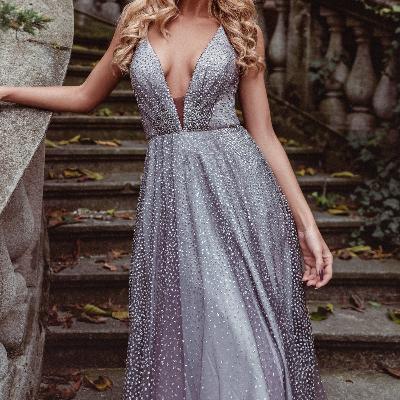 Tina Holly Twinkle Star Formal Gown Purple Size 10