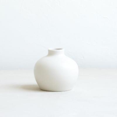 White Ceramic Bud Vase
