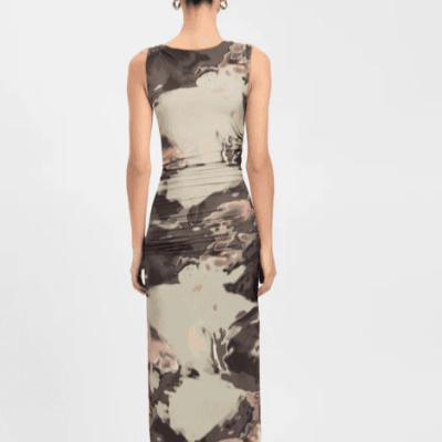 Kookai Lucia Midi Dress - Khaki Sizes 6, 8 thumbnail 2