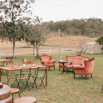 Vintage Lounge Setting - Rose thumbnail 2