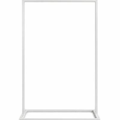 Backdrop - White Welcome Sign Stand Hire