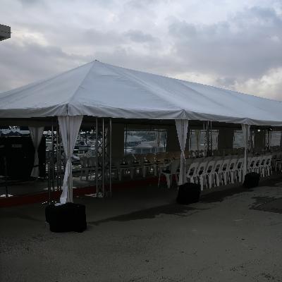 Pegged 6m x 21m Marquee thumbnail 1