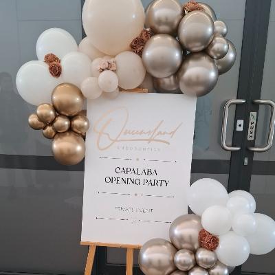 Personalised Sign and Balloon Garland