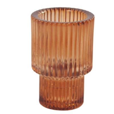 Amber Retro Glass Holders