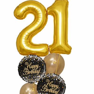 Double Number Balloon Arrangement thumbnail 1