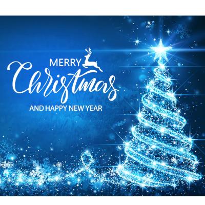 Merry Christmas and Happy New Year Rectangle Backdrop thumbnail 1