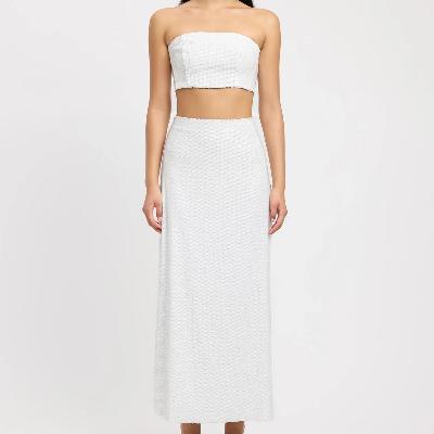 Kookai Siena Sequin Maxi Set - White Size 10 thumbnail 2