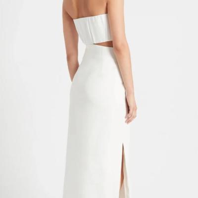 Sir The Label Yves Strapless Dress - Ivory Size 6 thumbnail 2