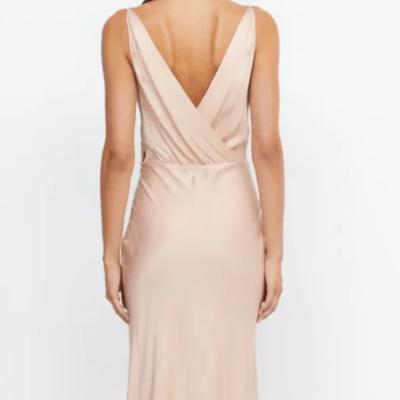 Bec & Bridge Adore V Maxi Dress in Rose Gold Size 8 thumbnail 2