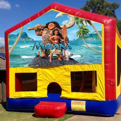 Moana Medium Banner Jumping Castle