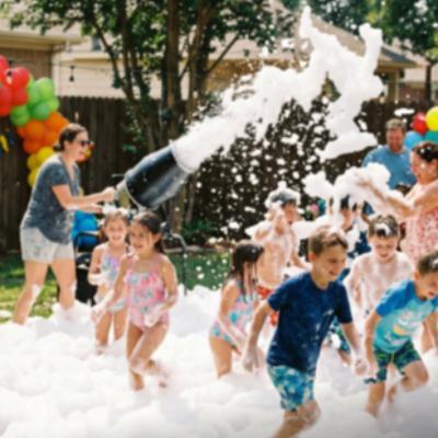 Kids Foam Cannon Party hire - 2 hours of foam time - DIY Package thumbnail 6