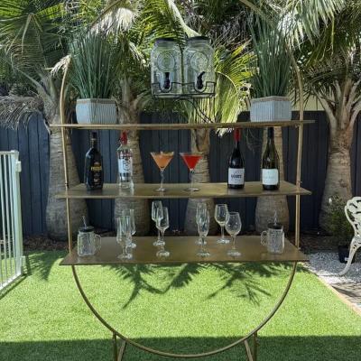 Gold 3 Tier Stand 2m Tall
