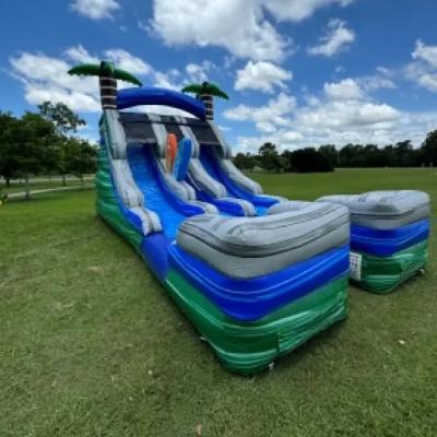 Hawaiian Dual Lane Waterslide Inflatable thumbnail 2