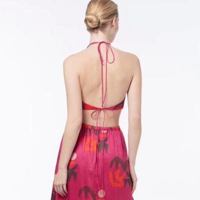 Manning & Cartell Fiesta Halter Maxi Dress - Pink Size 10 thumbnail 2