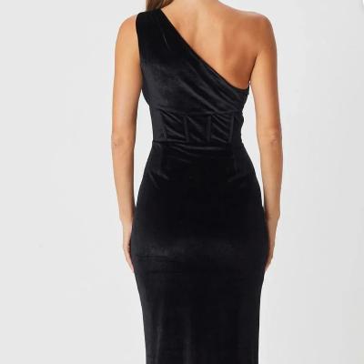 Bianca & Bridgett Juni Long Black Dress Size 12 thumbnail 2