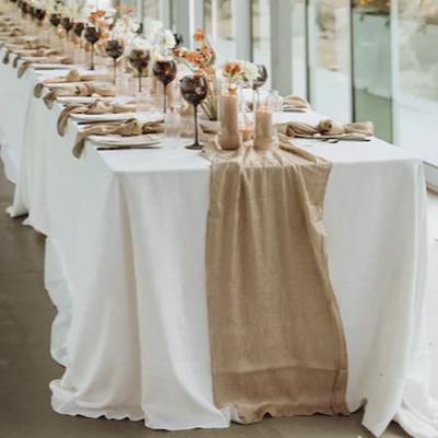 Table Cloth - White Floor Length thumbnail 2