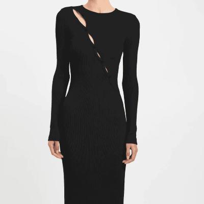 Kookai Emmett Merino Wool Dress in Black Sizes 8, 10 or Agave Green Size 8, 10 thumbnail 5