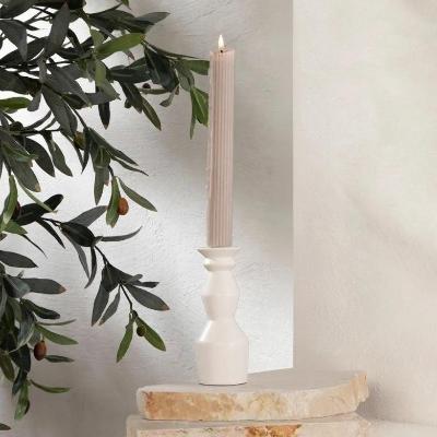 White Candle Stick Holder