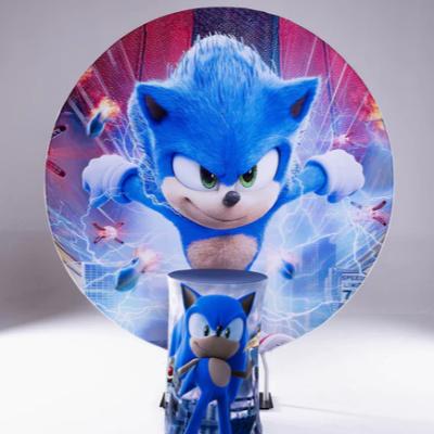 Sonic the Hedgehog Round Backdrop package thumbnail 1