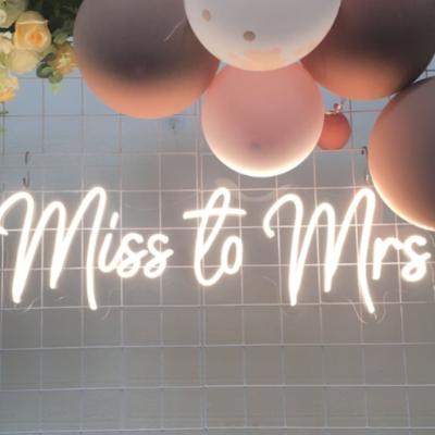 Miss to Mrs Neon Sign