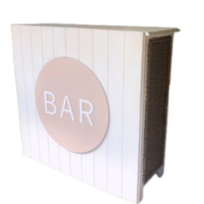 White Timber Bar thumbnail 1