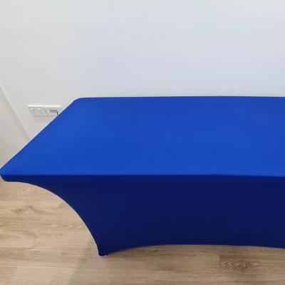 Royal Blue 6ft Trestle Table with Tablecloth thumbnail 1