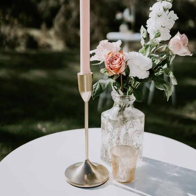 Candle Stick - Brushed Gold thumbnail 2