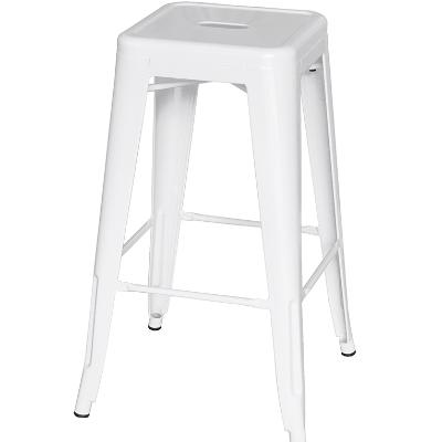 Bar Stool - White Tolix