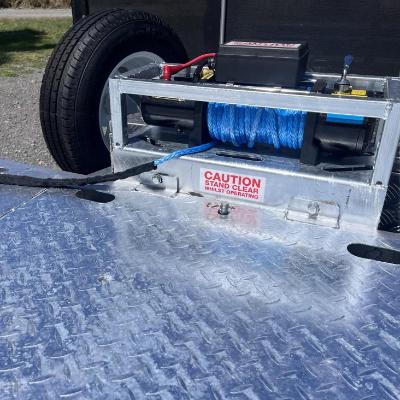 Car Trailer with STONEGUARD 3500kg ATM Hydraulic Tilt and Winch thumbnail 3