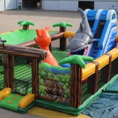 12 x 12m Aussie Animal Adventure 3D Inflatable thumbnail 3