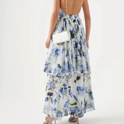 AJE Sienna Maxi Dress, Lavenders of Provence Print Size 10 thumbnail 5