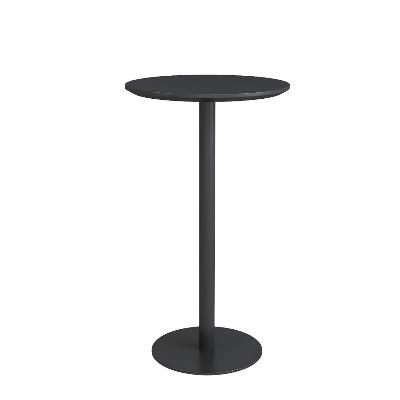 Bar Table - Audrey - Black - 700mm Round thumbnail 1
