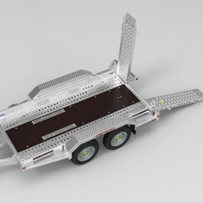 3.5t Scissor Lift Trailer thumbnail 3