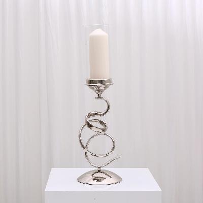 Vivienne Candlesticks - Small/Silver thumbnail 1