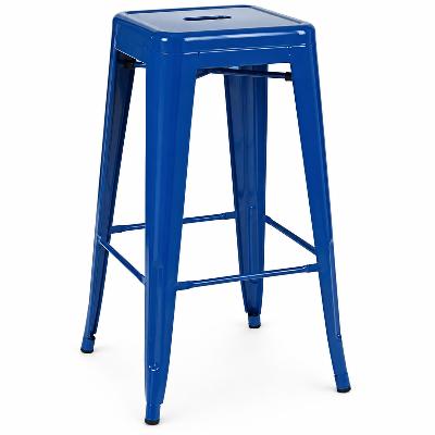 Stool - Tolix Dark Blue thumbnail 1