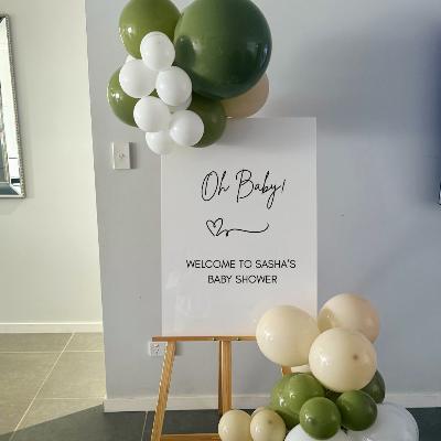 "Stay Simple" Sign, Decal & Balloon Package